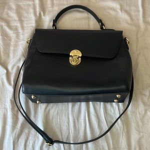 black business purse